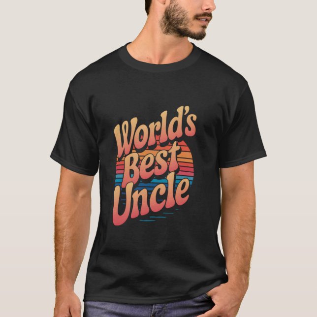 Bester Onkel der Welt T-Shirt (Vorderseite)