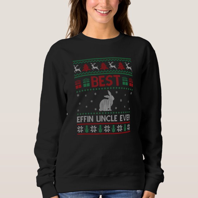 Bester Onkel ever Matching Onkel Ch Sweatshirt (Vorderseite)