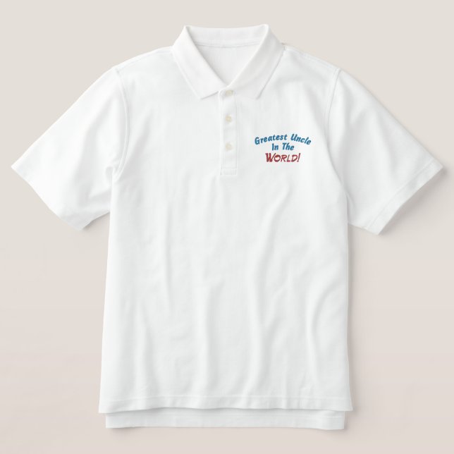 Bester Onkel in der Welt! Shirt (Design Vorderseite)