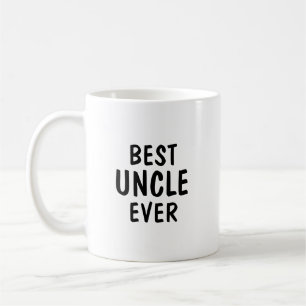 Bester Onkel überhaupt Minimalistische Typografie  Kaffeetasse