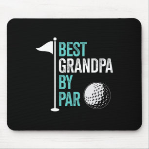 Bester Opa 3 Lustiger Vatertag Golf Vater Golf Lie Mousepad