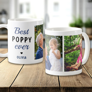 Bester Opa Aller Zeiten 2 Foto Collage Personalisi Kaffeetasse