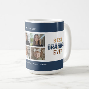 Bester Opa Aller Zeiten 4 Foto Collage Kaffeetasse