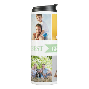 Bester Opa Aller Zeiten   Benutzerdefinierte Fotos Thermosbecher