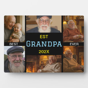 Bester Opa Aller Zeiten Fotocollage Fotoplatte