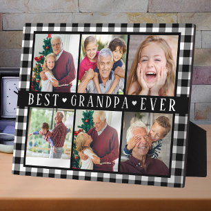 Bester Opa Aller Zeiten Herzen Foto Collage Andenk Fotoplatte