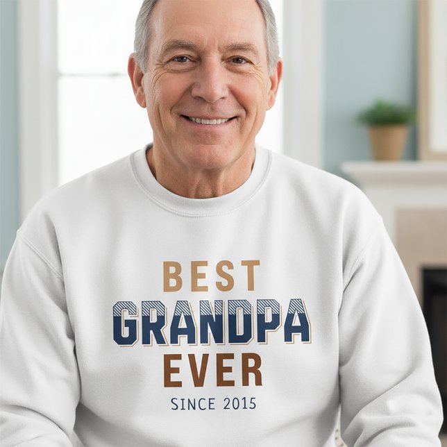 Bester Opa Aller Zeiten Jahr  Sweatshirt (Von Creator hochgeladen)