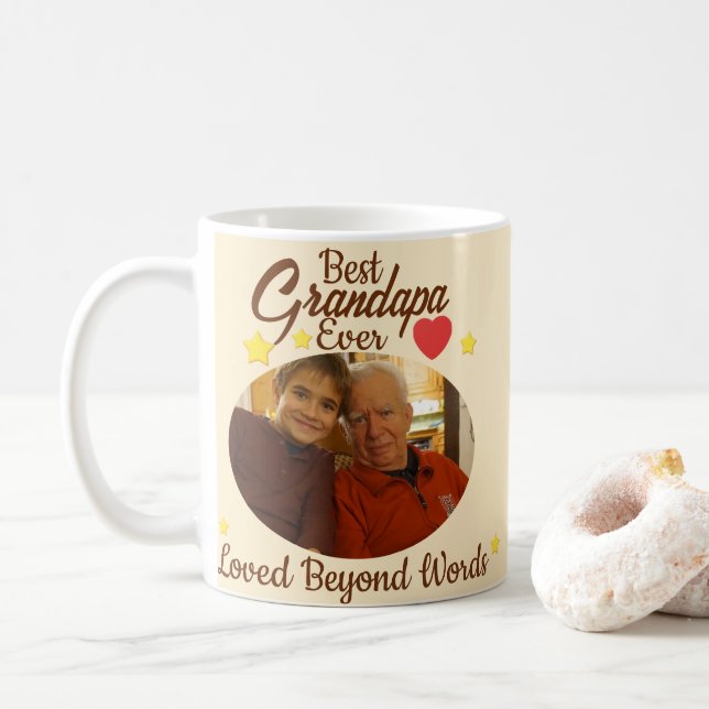 Bester Opa Aller Zeiten Kaffeetasse (Mit Donut)