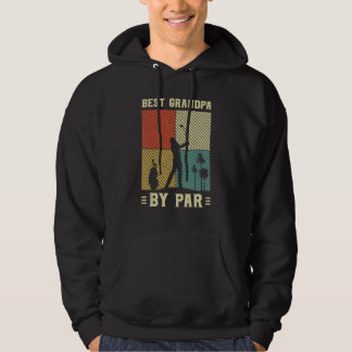 Bester Opa aller Zeiten Männer Golf Retro Sonnenun Hoodie