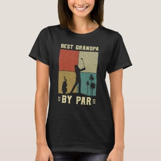 Bester Opa aller Zeiten Männer Golf Retro Sonnenun T-Shirt