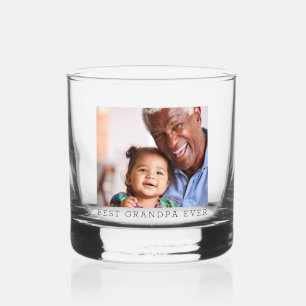Bester Opa Aller Zeiten Vollfoto Personalisiert Whiskyglas
