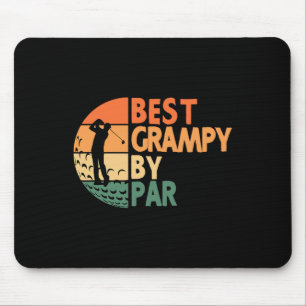 Bester Opa beim Par Golfen Lustiger Golfgolfer  Mousepad