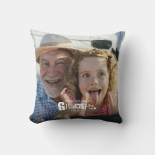 Bester Opa der Welt - Geschenk mit Gründungsdatum Kissen