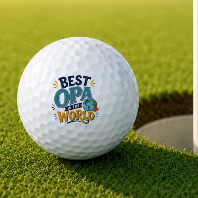 Bester Opa der Welt Golfball (Von Creator hochgeladen)