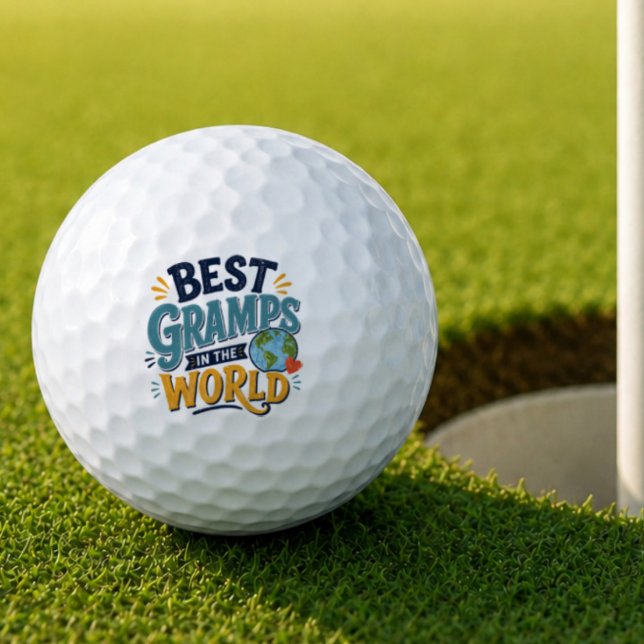 Bester Opa der Welt Golfball (Von Creator hochgeladen)