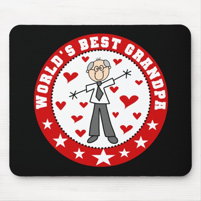 Bester Opa der Welt Mauspad (Vorne)