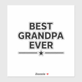 Bester Opa ever  Aufkleber