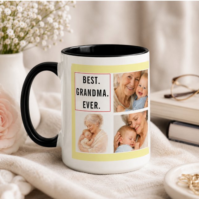 Bester Opa ever Foto-Collage | Großeltern Tasse (Best Grandpa Ever Photo Collage | Grandparents Mug
)