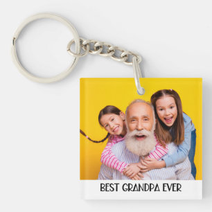 Bester Opa Ever Foto Einfacher Großvater Schlüsselanhänger