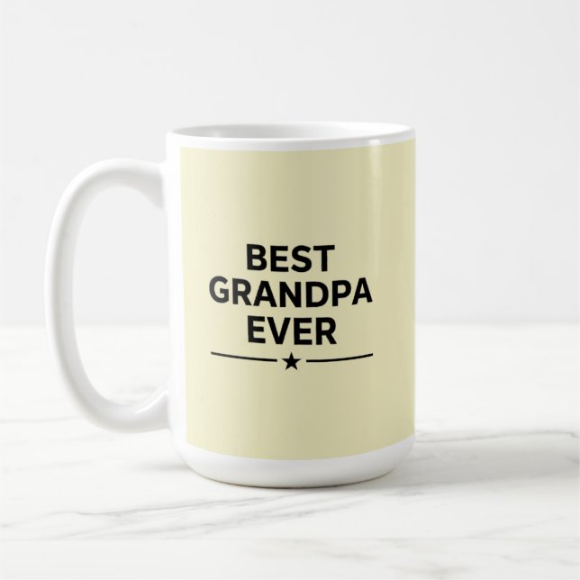 Bester Opa ever  Kaffeetasse (Links)