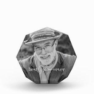 Bester Opa Ever Modern Einfach Elegant Fotoblock