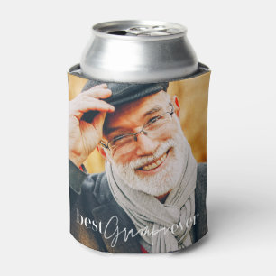 Bester Opa Ever Moderne Einfache Elegante Foto Dosenkühler