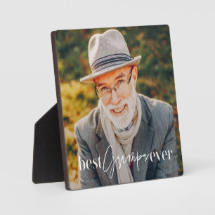 Bester Opa Ever Moderne Einfache Elegante Foto Fotoplatte