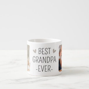 Bester Opa Ever Moderne Schwarze Minimalistische F Espressotasse