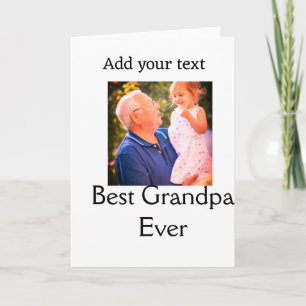 Bester Opa ever Opa Foto Name Geschenke Text Karte