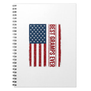 Bester Opa ever Patriotische Flagge Vektor Design_ Notizblock