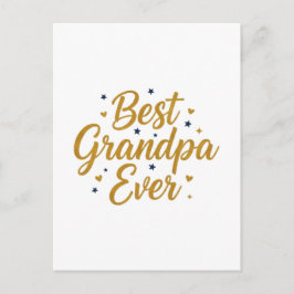 bester Opa ever  Postkarte