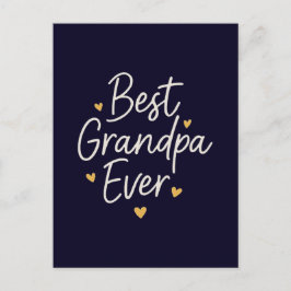 bester Opa ever  Postkarte