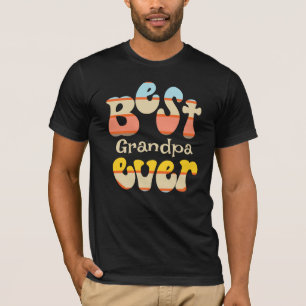 Bester Opa Ever Retro T-Shirt