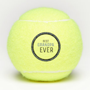 Bester Opa Ever Schwarz und Blau Tennisbälle