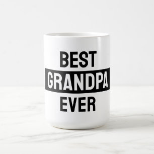 Bester Opa ever Schwarz-Weiß-Tasse Kaffeetasse