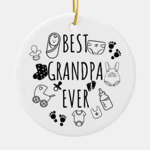 Bester Opa je Keramik Ornament