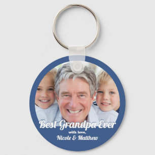 Bester Opa je Modernes Foto - Sake Schlüsselanhänger