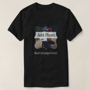 Bester Opa je! Spezifisches Foto T-Shirt