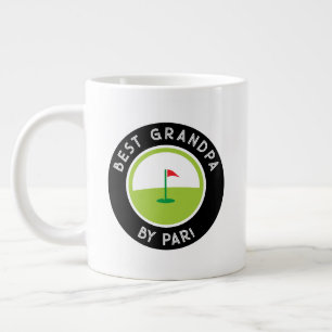 Bester Opa nach Par Cute Modern Golfer Sports Spaß Jumbo-Tasse