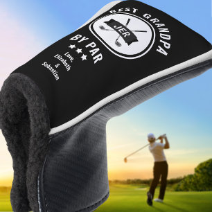 Bester Opa nach Par Golfer Golf Liebhaber Schwarz  Headcover