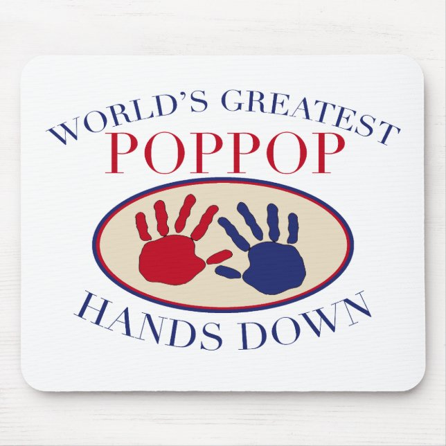 Bester Opa, ohne Frage Mousepad (Vorne)