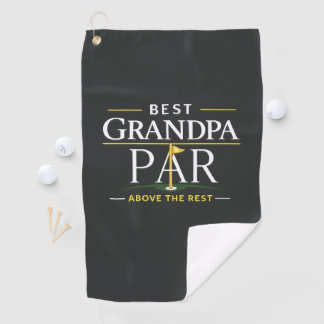 Bester Opa PAR Über dem Rest Golfhandtuch