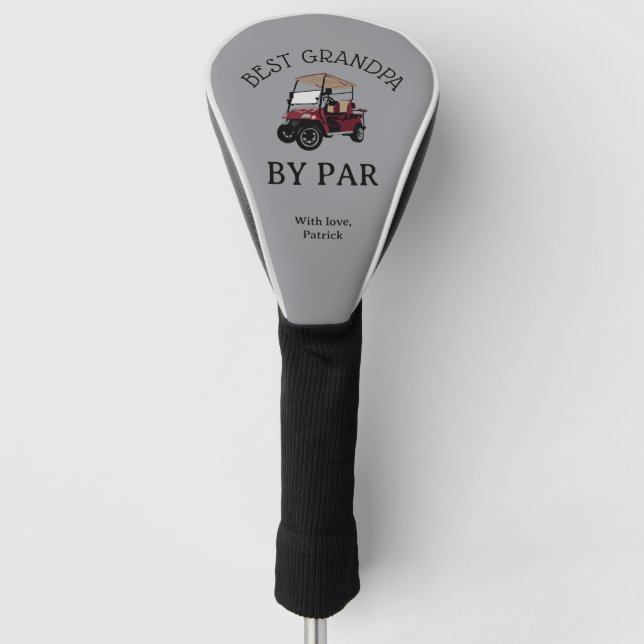 Bester Opa Par | Vatertag Geschenk Golfkopfabdecku Golf Headcover (Vorderseite)