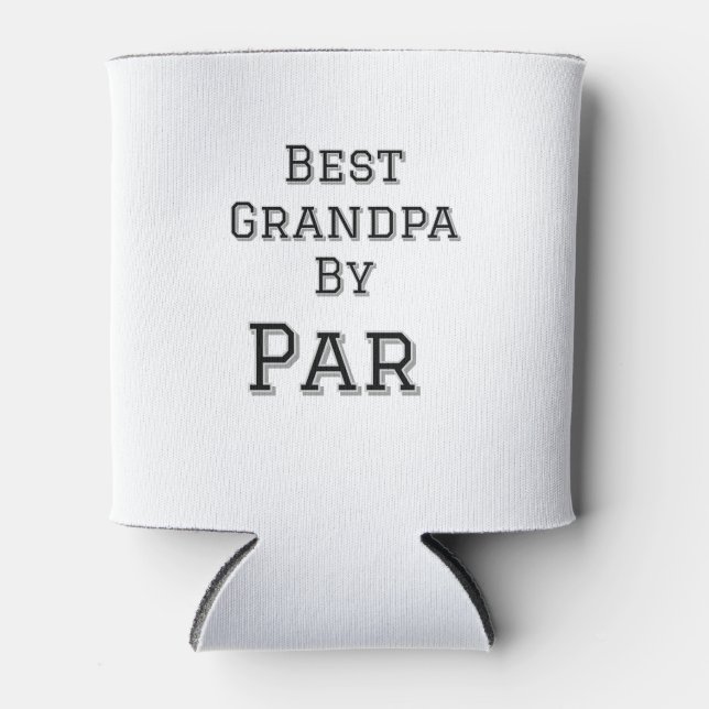 Bester Opa von Par einfache Vater Großvater Gi Dosenkühler (Vorderseite)