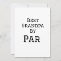 Bester Opa von Par einfache Vater Großvater Gi