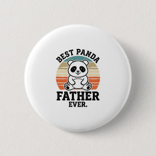 Bester Panda-Vater Aller Zeiten Vintage-Panda-Shir Button