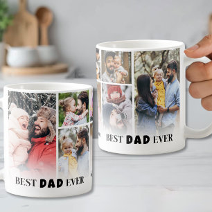 Bester Papa 8 Foto Collage Vater Kaffeetasse