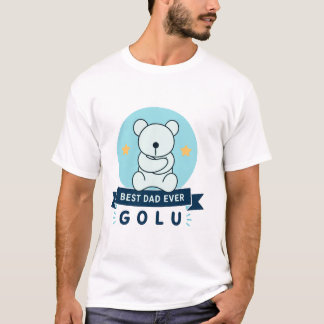Bester Papa Aller Zeiten Golu Teddybär T-Shirt