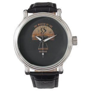 Bester Papa Aller Zeiten Grillmeister Retro Sonnen Armbanduhr