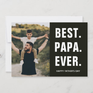 Bester. Papa. Aller Zeiten. Vatertag Karte
